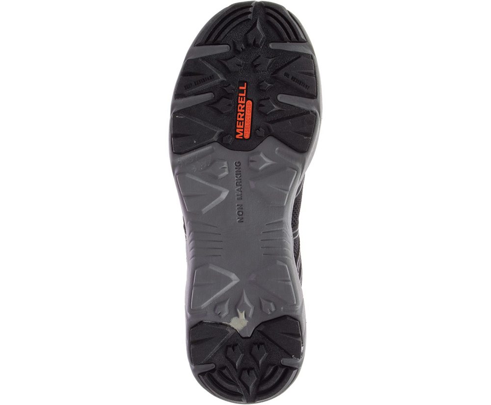 Buty Trekkingowe Merrell Damskie Czarne - Fullbench Superlite Alloy Toe Sd+ Work - 547380-OVL